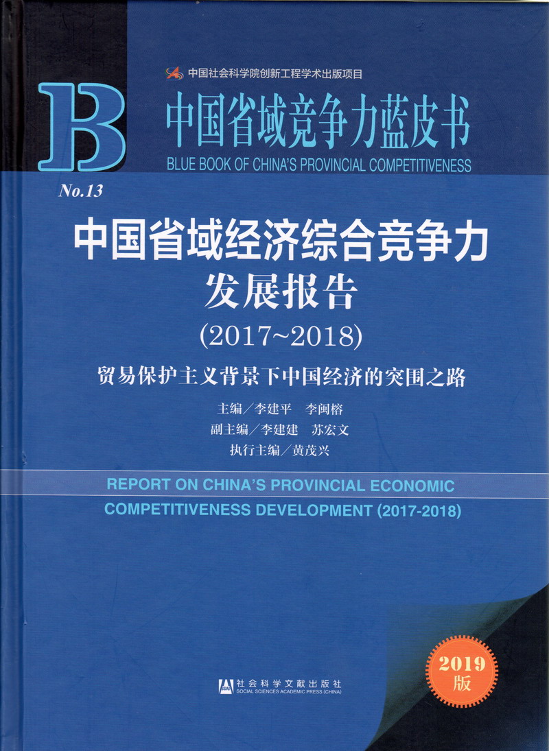 免费操女人的屄的网站中国省域经济综合竞争力发展报告（2017-2018）